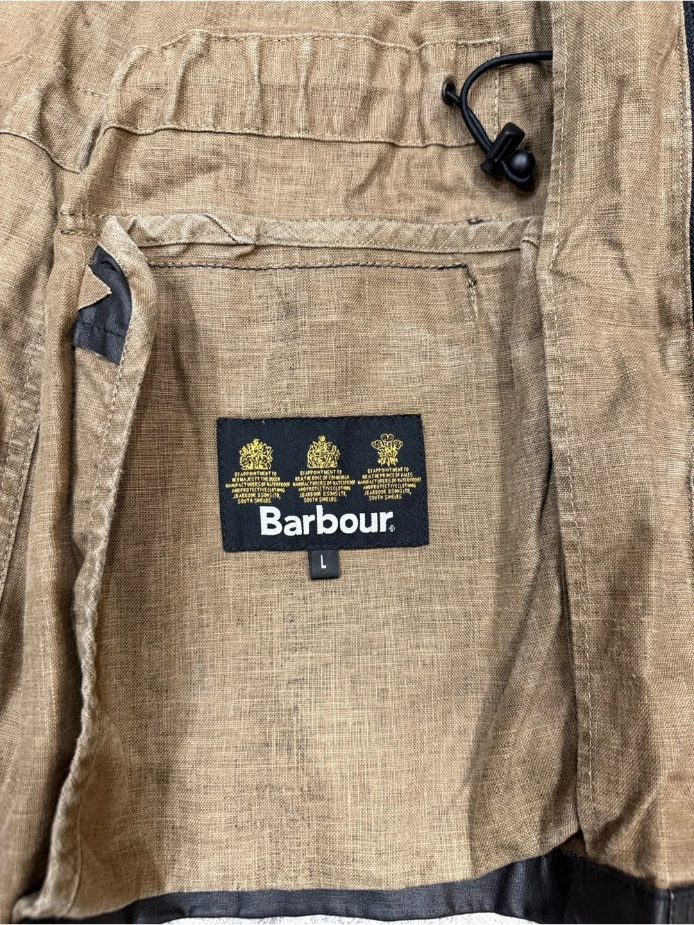 Barbour Duralinen Waxed Sapper Jacket Sz L